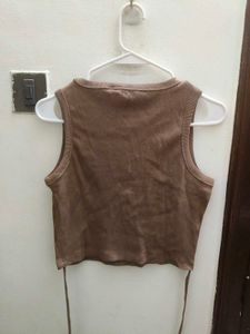 Sleeveless Crop Top From Nuon By Westside
