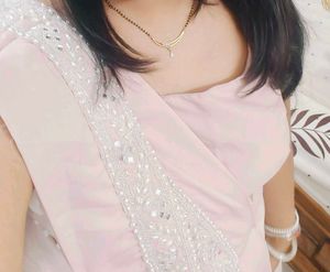 Designer Saree With Blouse N Skirt