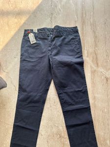 Navy Blue Casual Pants 38 size new with tag