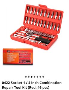 1/4 Inch Tool Kit Sets With Box