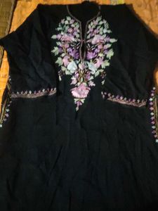 Embroidered Black Kurti
