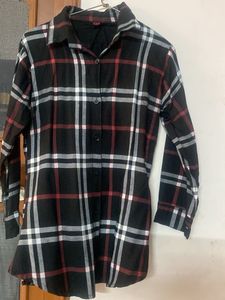 Plaid Button-Down Shirt