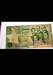 2 Ghana 10 Ceidi Notes+ Free Coin