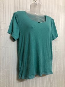 Blue Short Sleeve Top