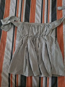Off Shoulder Crop Top