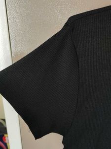 Black Crop Top