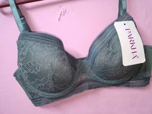 New with tag Parkha Gray Lace Bra