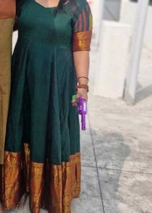 Elegant Striped Gown