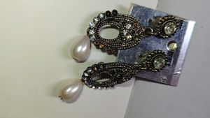 Oxidized earrings