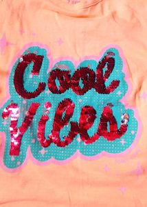 Girls&#39; Cool Vibes Sequin T-Shirt
