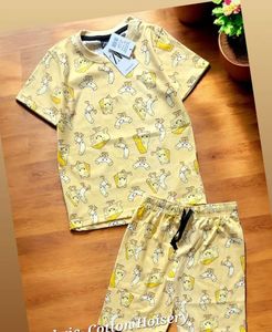 Boys Cotton Hoisery Short Set