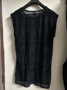 Black Lace Cover-Up Dress