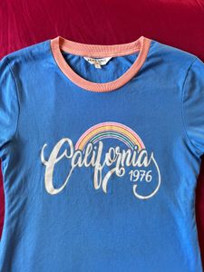 Blue Graphic T-shirt