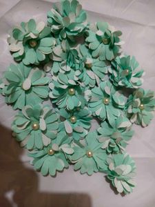 Craft Fabric Flowers 16 pcs