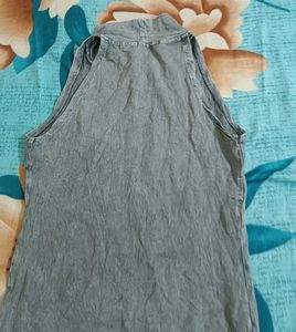 Gray Graphic Tank Top