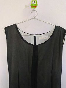 Black Georgette Maxi Dress