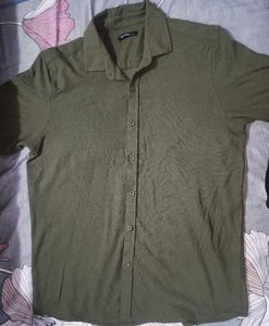 Men&#39;s Olive Green Shirt