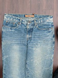 Vintage Flare Leg Denim Jeans