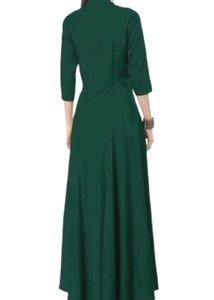 Elegant Green Maxi Dress