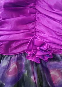 Purple Floral Maxi Dress