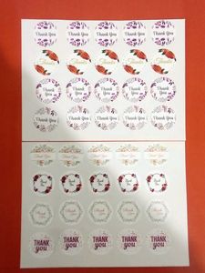 160 Thankyou Stickers Of 26 mm