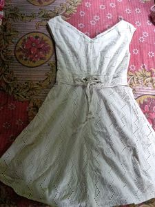 White Eyelet Dress