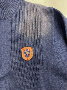 Boy&#39;s Blue Knit Sweatshirt