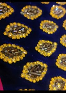 Embellished Velvet Fabric
