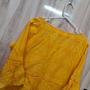 Yellow Midi Dress