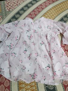 Floral Print Chiffon Blouse