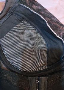 black embrodery bra