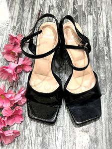 Black Heeled Sandals