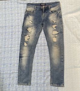 Ripped Pepe Jeans Denim Size:-30