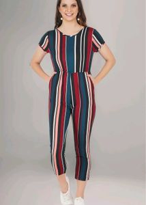 Striped Jumpsuit