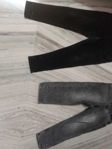 Two Black Denim Pants