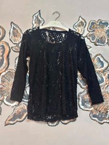 ONLY Black Net Top