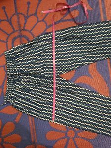 Zig-Zag Print Lounge Pants