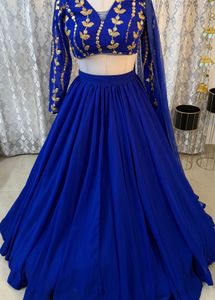 Blue Lehenga Choli Set