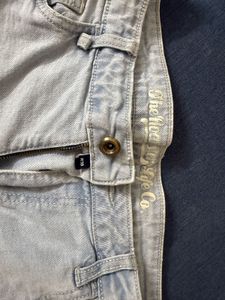 Distressed Denim Shorts