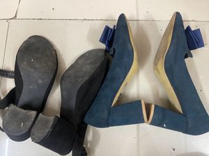2 Pair Of Block Heels