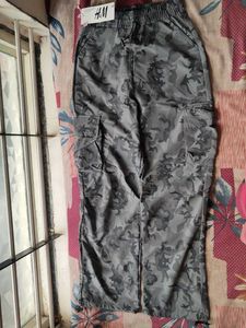 Grey Korean Cargo pants