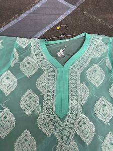 Lucknowi Transparent Kurti