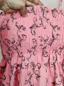 Pink Floral Sundress