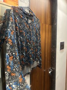 Floral Sheer Long Sleeve Top – Elegant &amp; Breezy