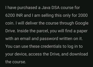 JAVA ALPHA (DSA) COURSE