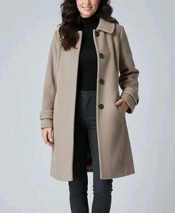 🧥Elegant Beige Coat