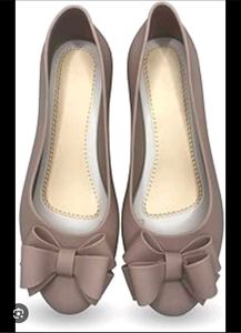 Cute Pink Bow Ballet Flats