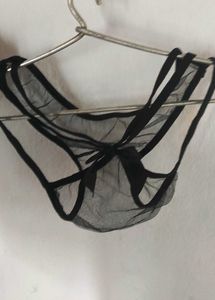 Black Lingerie Set (3 Pairs)