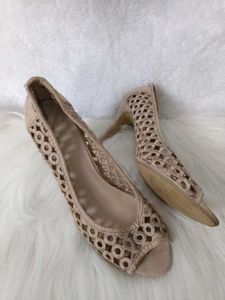 Nude Peeptoe Heel
