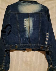 A denim  blue jacket